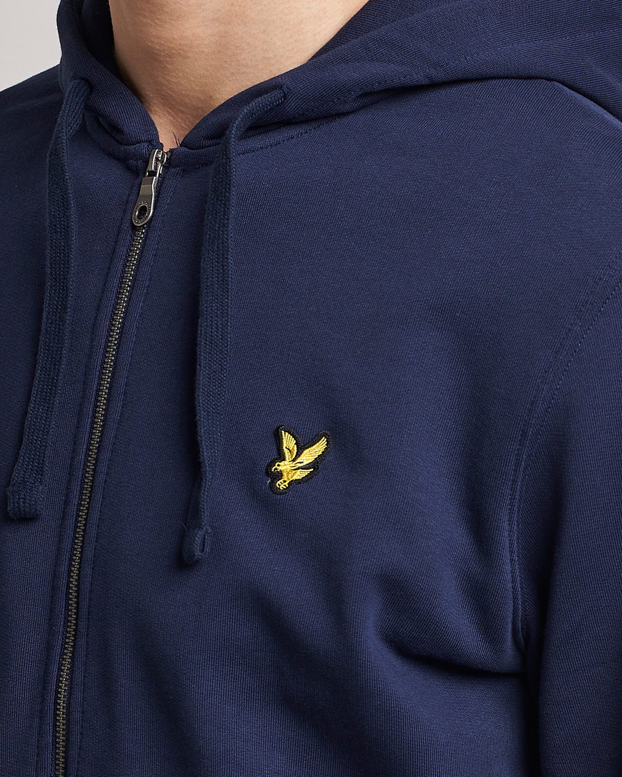 Mies | Puserot | Lyle & Scott | Zip Full Zip Hoodie Navy
