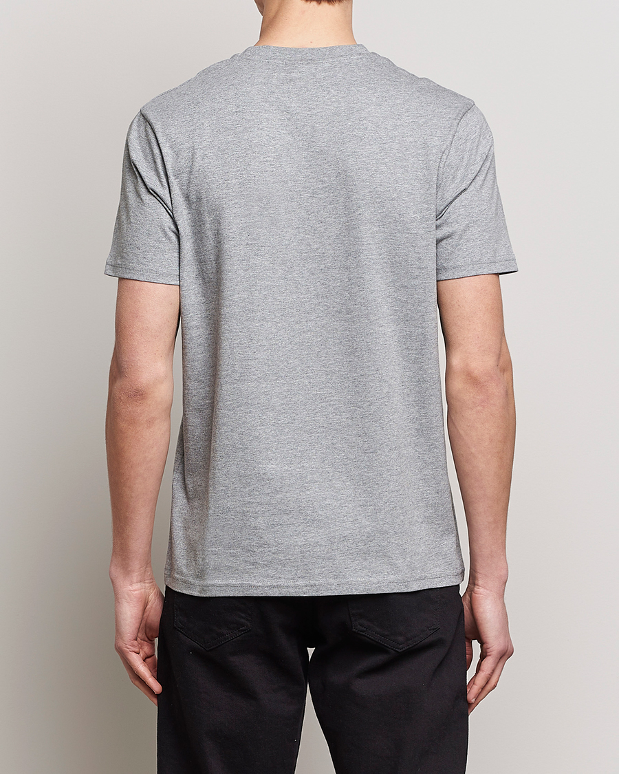 Mies | T-paidat | Lyle & Scott | Crew Neck Organic Cotton T-Shirt Mid Grey Marl