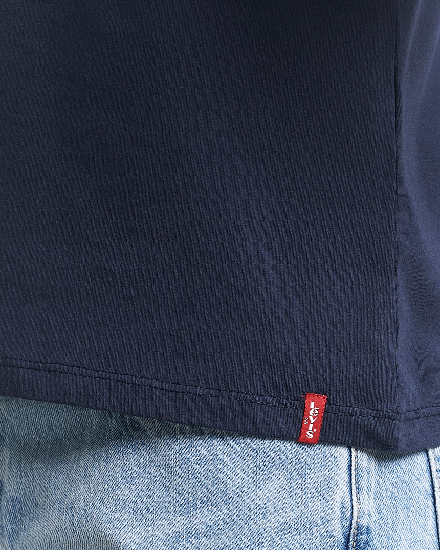 Mies | T-paidat | Levi's | 2-Pack Crew Neck T-Shirt Navy/White
