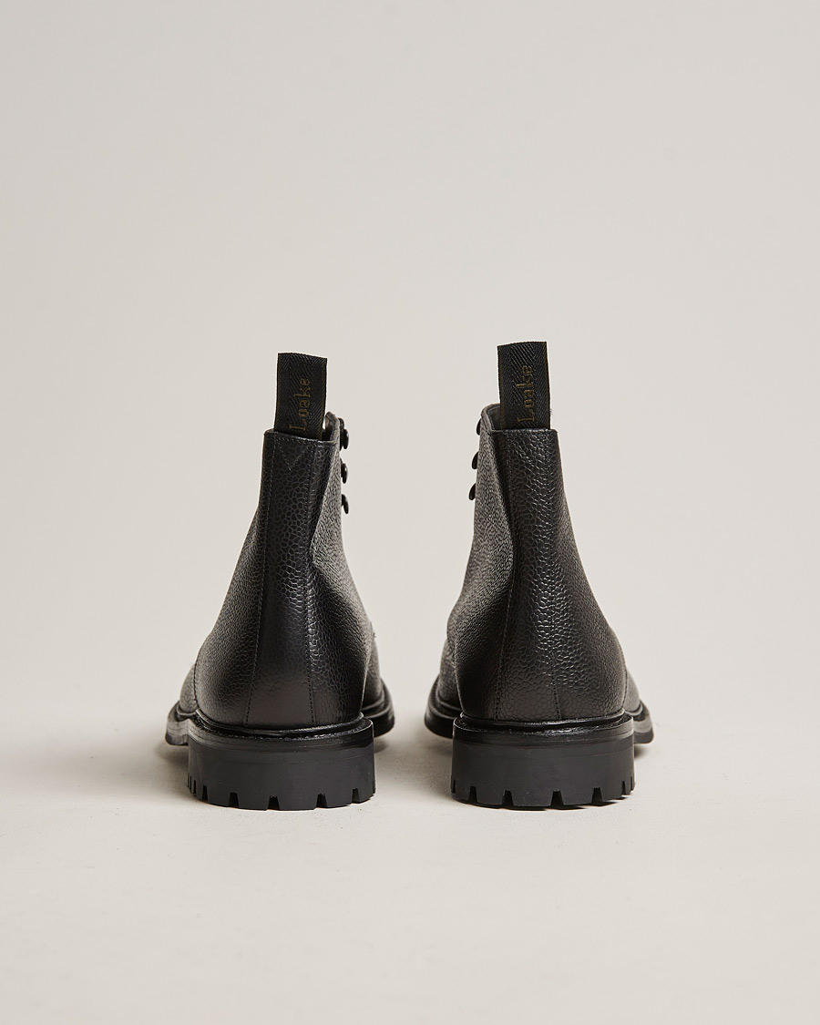 Mies | Nilkkurit | Loake 1880 | Sedbergh Derby Boot Black Calf Grain