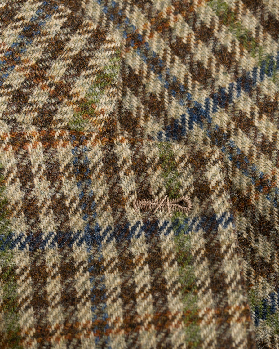 Mies | Pikkutakit | Berg&Berg | Dan II Gun Club Check Wool Blazer Brown/Olive