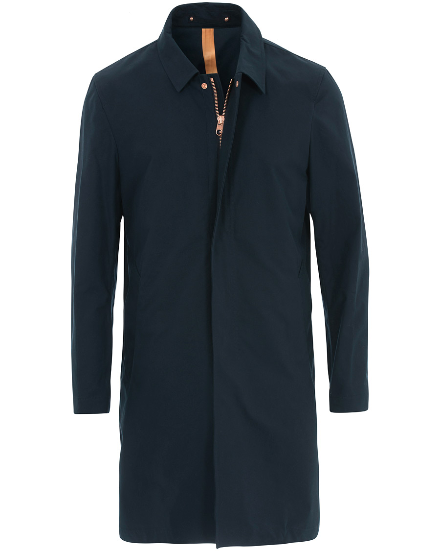 Mies | Takit | Private White V.C. | Unlined Cotton Ventile Mac Coat 3.0 Midnight 3 - S