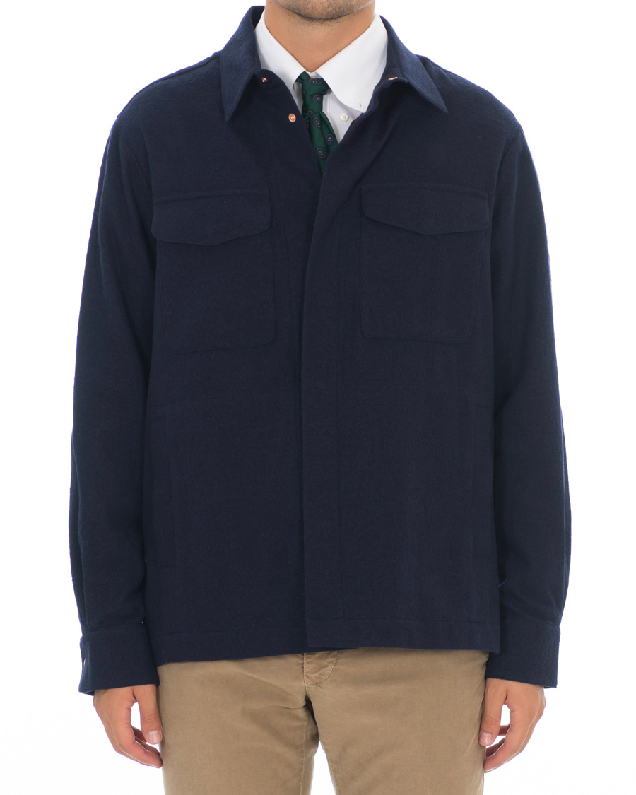 Mies |  | Private White V.C. | The CPO Wool Shirt Jacket Navy