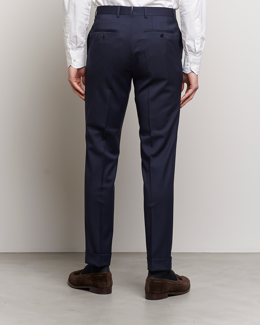 Mies | Housut | Morris | Prestige Wool Suit Trousers Navy