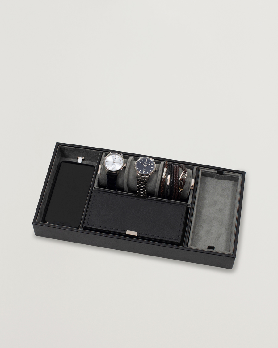 Mies |  | WOLF | Howard Valet Tray with Cuff Black/Grey Pebble