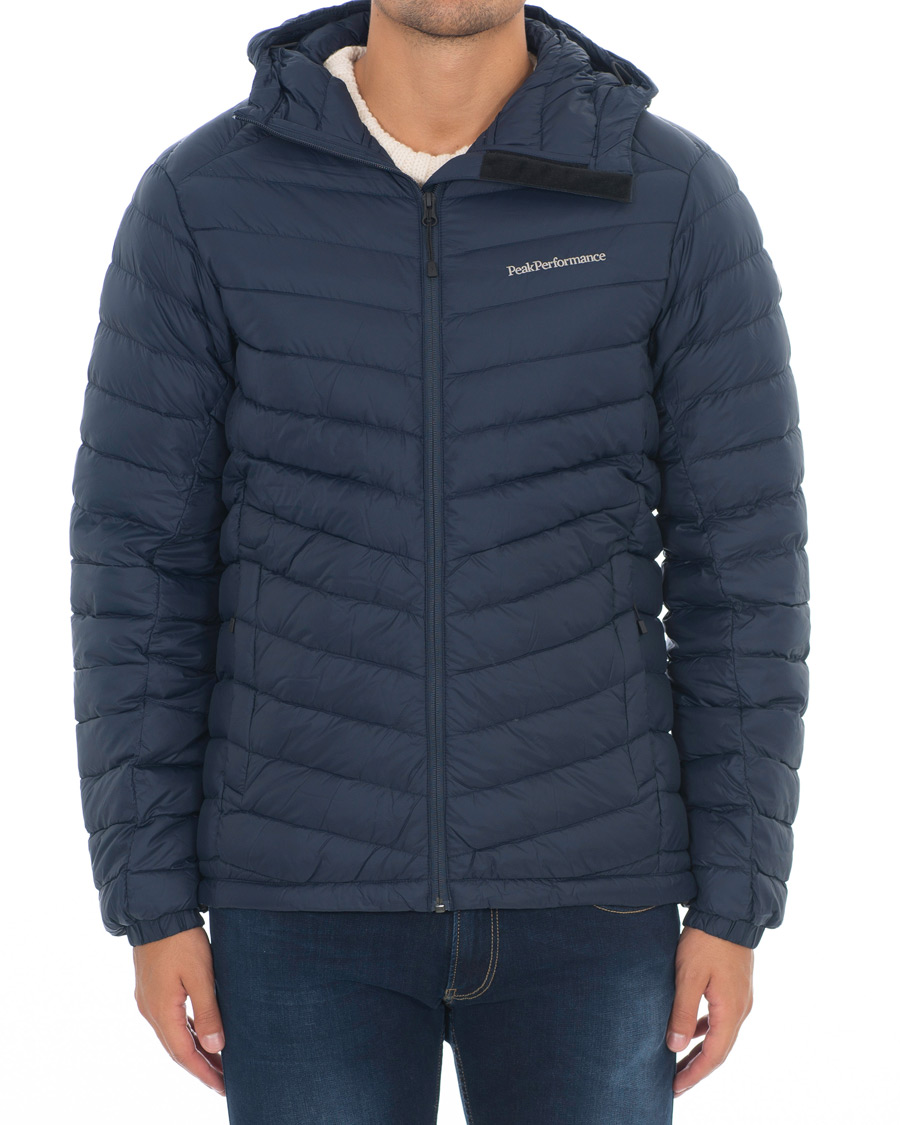 Mies | Takit | Peak Performance | Frost Down Hooded Jacket Blue Shadow