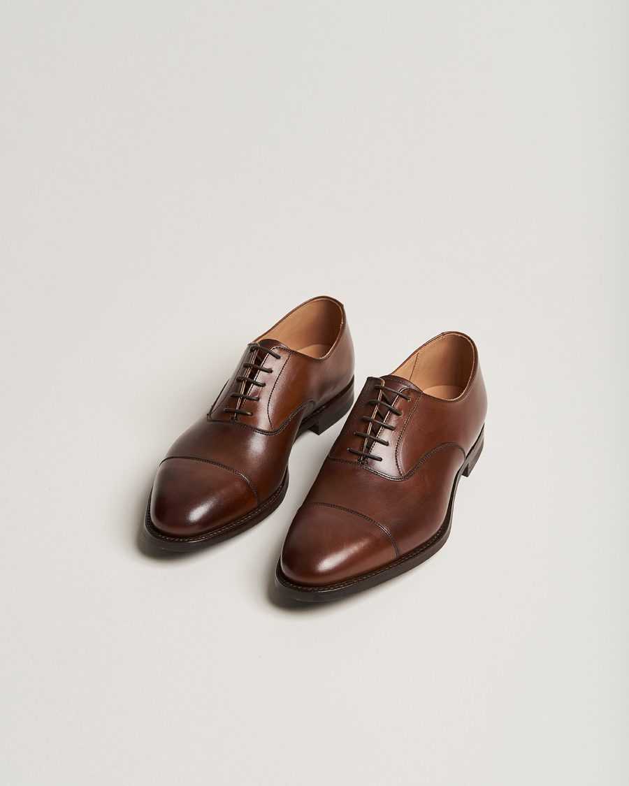Mies | Käsintehdyt kengät | Crockett & Jones | Connaught 2 City Sole Dark Brown Calf