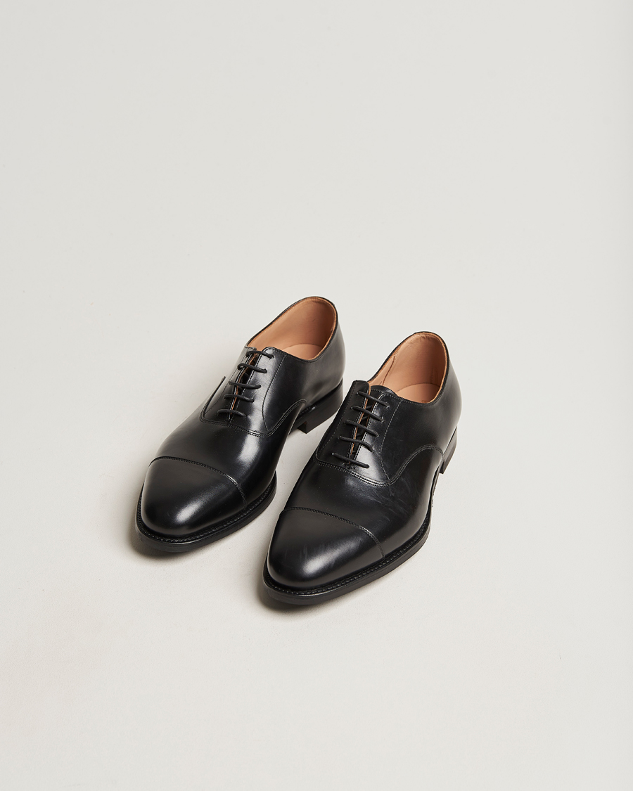 Mies | Oxford-kengät | Crockett & Jones | Connaught 2 City Sole Black Calf