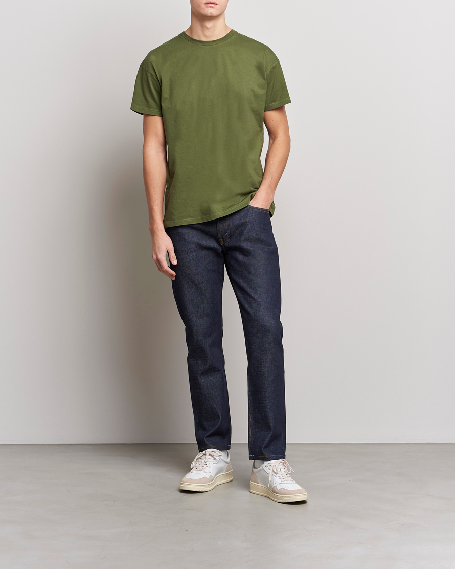 Mies | Housut | Jeanerica | TM005 Tapered Jeans Blue Raw