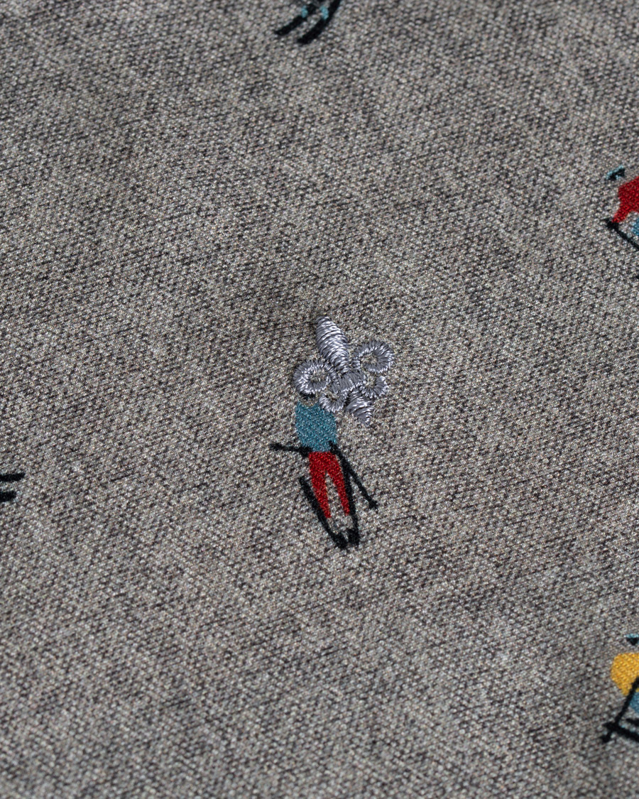 Mies | Kauluspaidat | Morris | Jasper Button Down Tencel Ski Shirt Grey