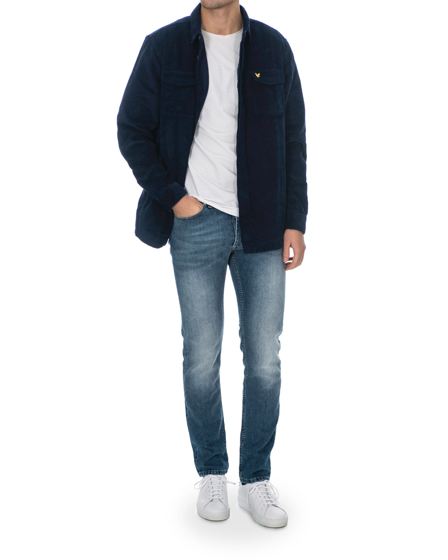 Mies | Kauluspaidat | Lyle & Scott | Corduroy Overshirt Navy