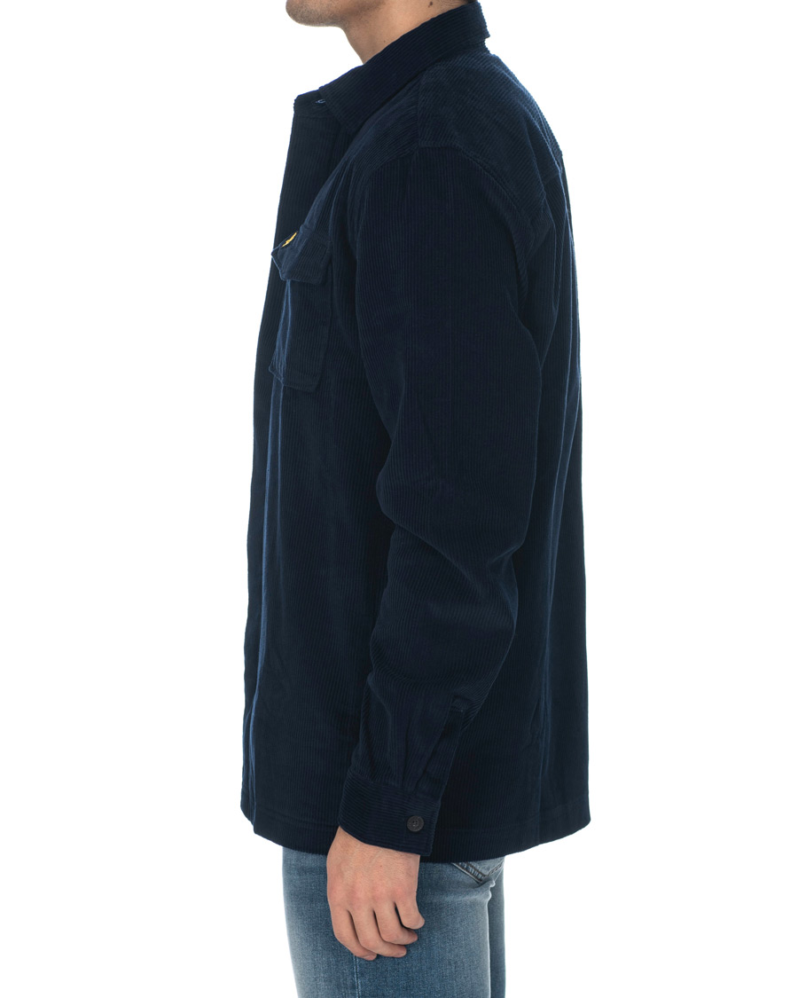 Mies | Kauluspaidat | Lyle & Scott | Corduroy Overshirt Navy