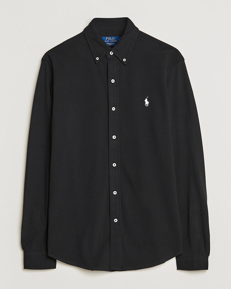 Mies | Kauluspaidat | Polo Ralph Lauren | Featherweight Mesh Shirt Polo Black