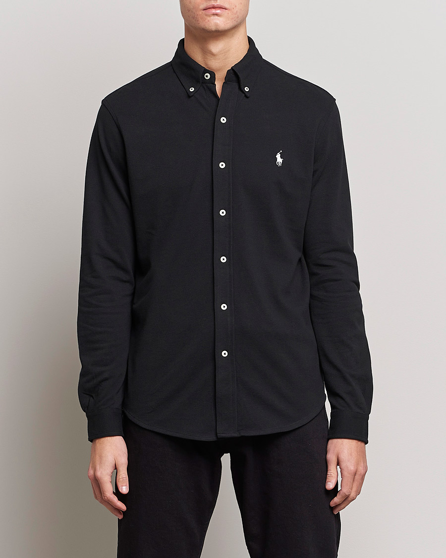 Mies | Kauluspaidat | Polo Ralph Lauren | Featherweight Mesh Shirt Polo Black