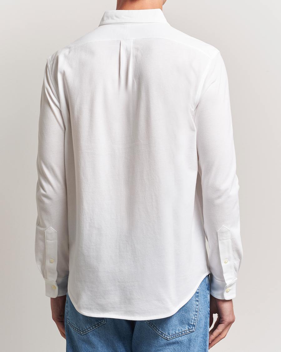 Mies | Kauluspaidat | Polo Ralph Lauren | Featherweight Mesh Shirt White