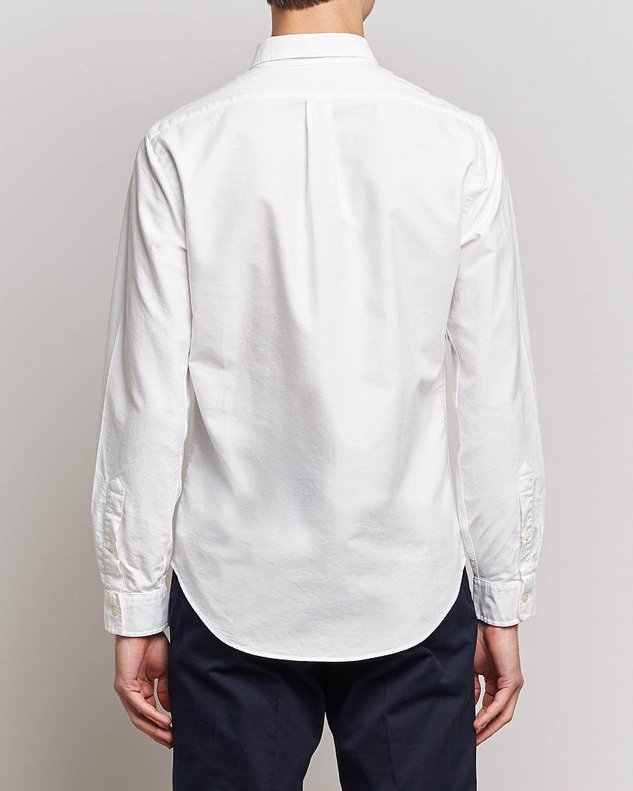 Mies | Kauluspaidat | Polo Ralph Lauren | Slim Fit Garment Dyed Oxford Shirt White