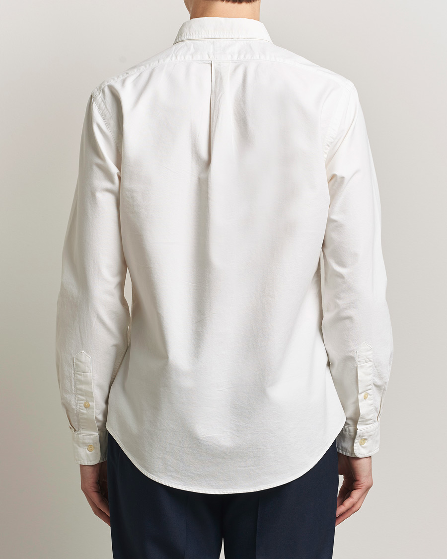 Mies | Kauluspaidat | Polo Ralph Lauren | Slim Fit Garment Dyed Oxford Shirt White
