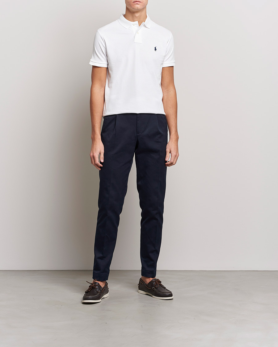 Mies |  | Polo Ralph Lauren | Custom Slim Fit Polo White