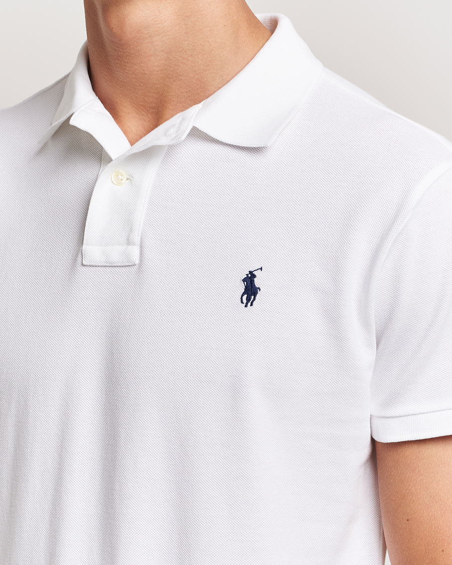 Mies | Pikeet | Polo Ralph Lauren | Custom Slim Fit Polo White
