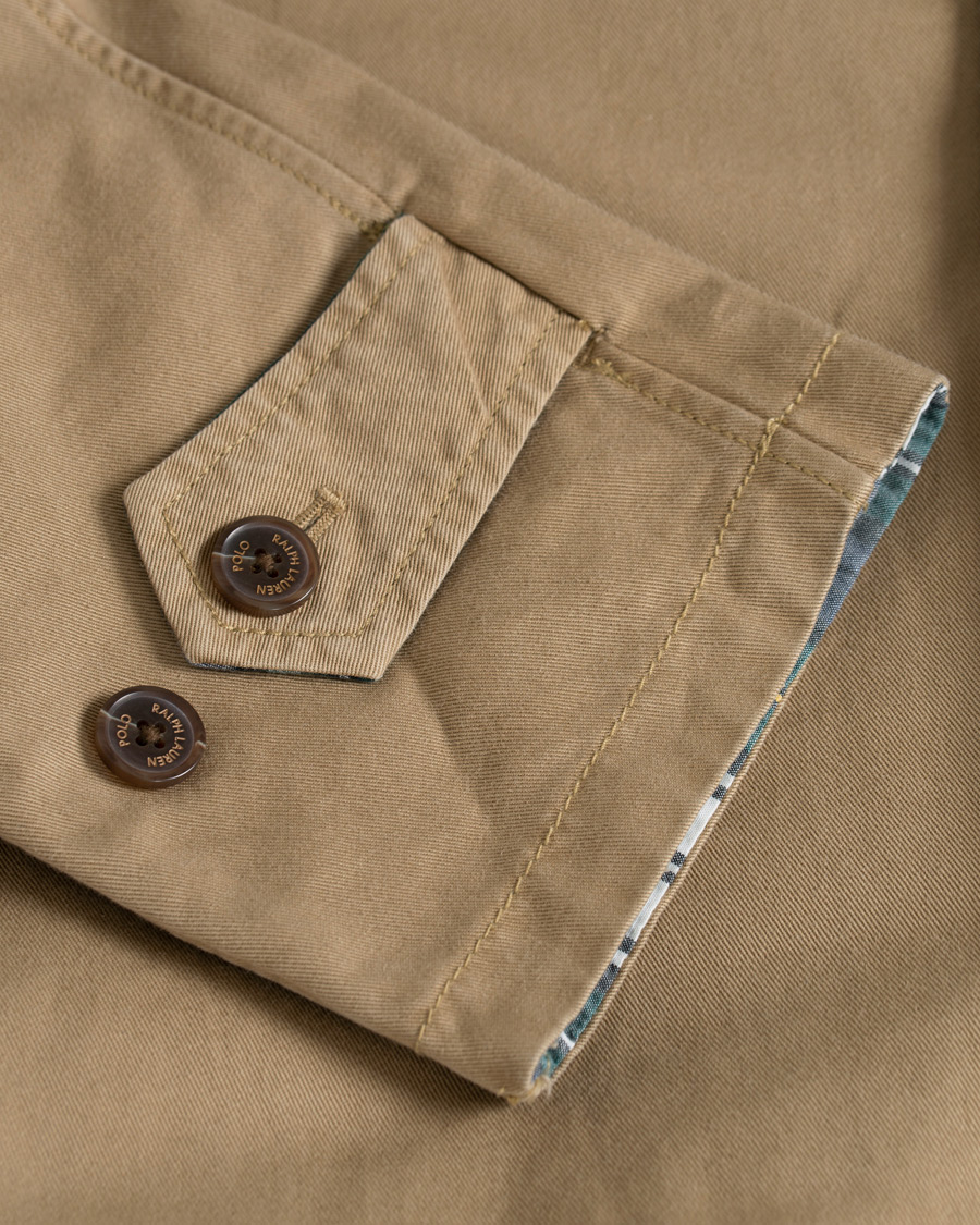 Mies | Takit | Polo Ralph Lauren | Reversible Trench Coat Desert Khaki/Gordon Tartan