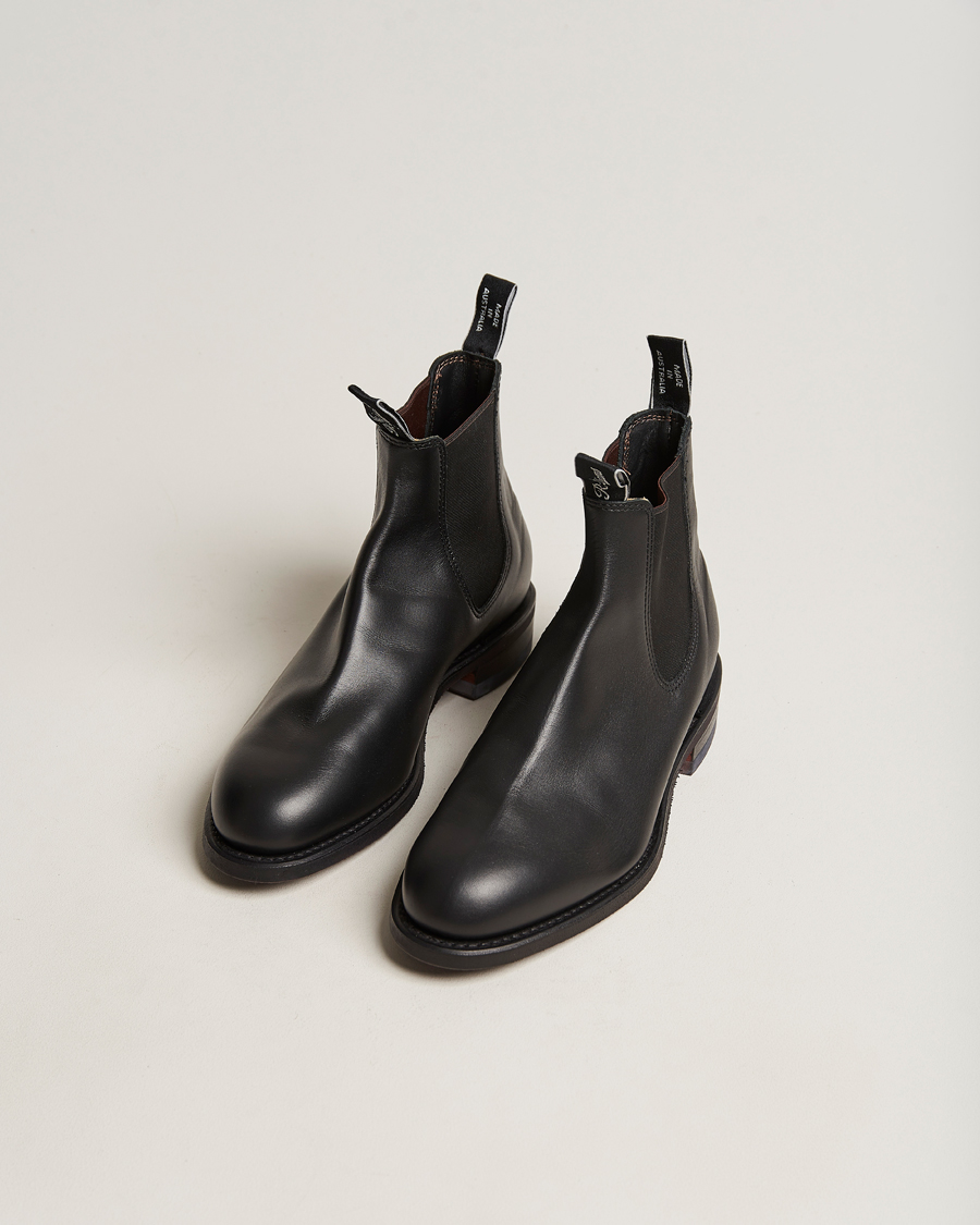 Mies | R.M.Williams Wentworth G Boot Yearling Black | R.M.Williams | Wentworth G Boot Yearling Black