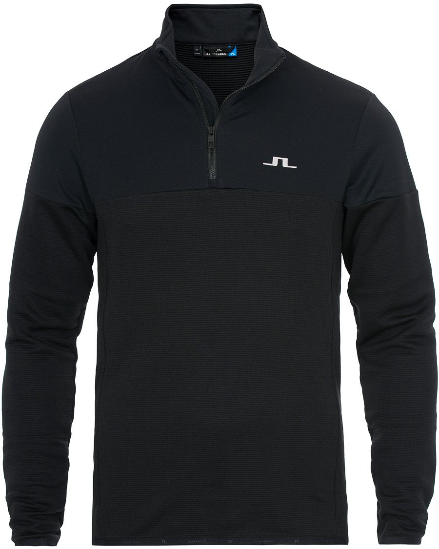 Mies | Puserot | J.Lindeberg | Hubbard Half Zip Black