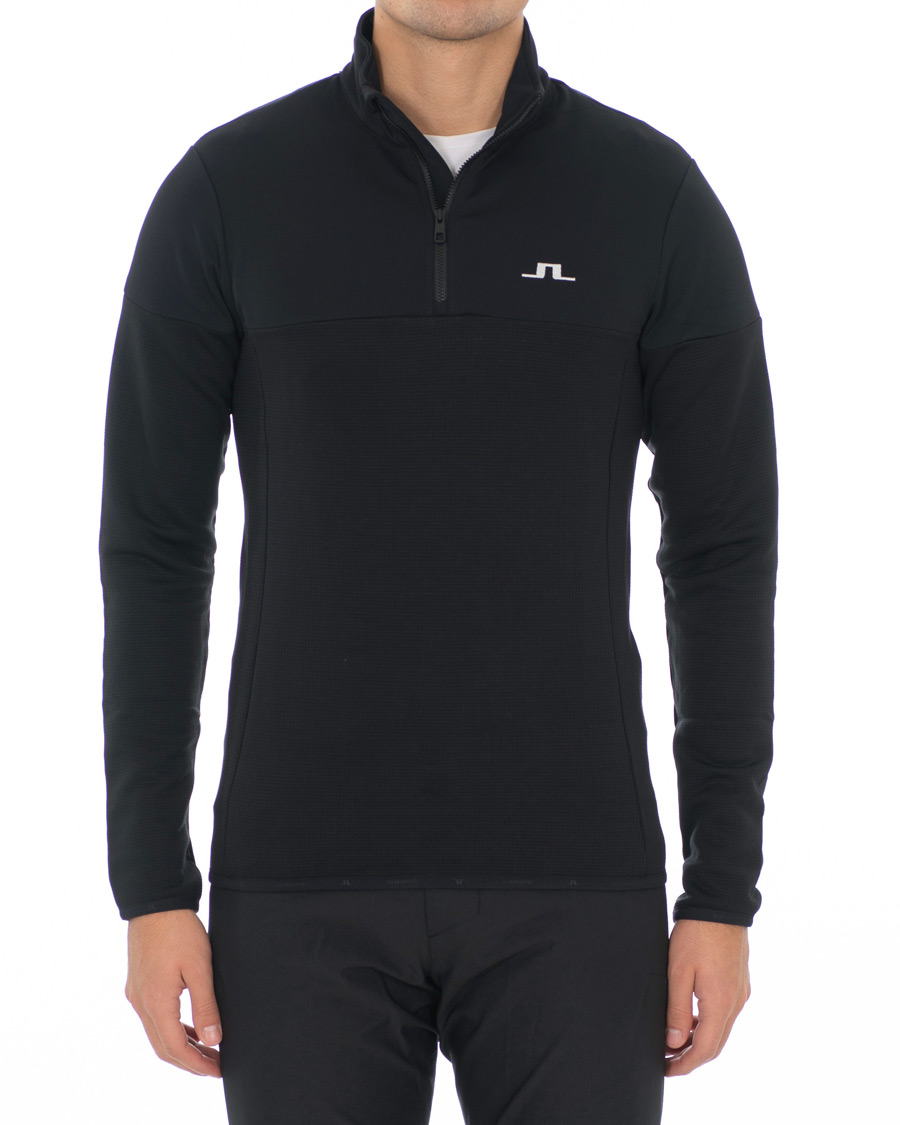 Mies | Puserot | J.Lindeberg | Hubbard Half Zip Black