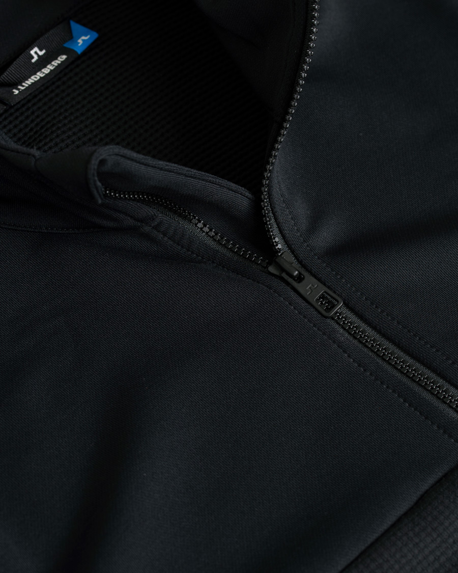 Mies | Puserot | J.Lindeberg | Hubbard Half Zip Black