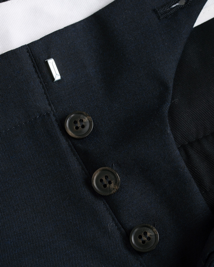 Mies | Housut | Tiger of Sweden | Tarine Cropt Pleated Trousers Navy