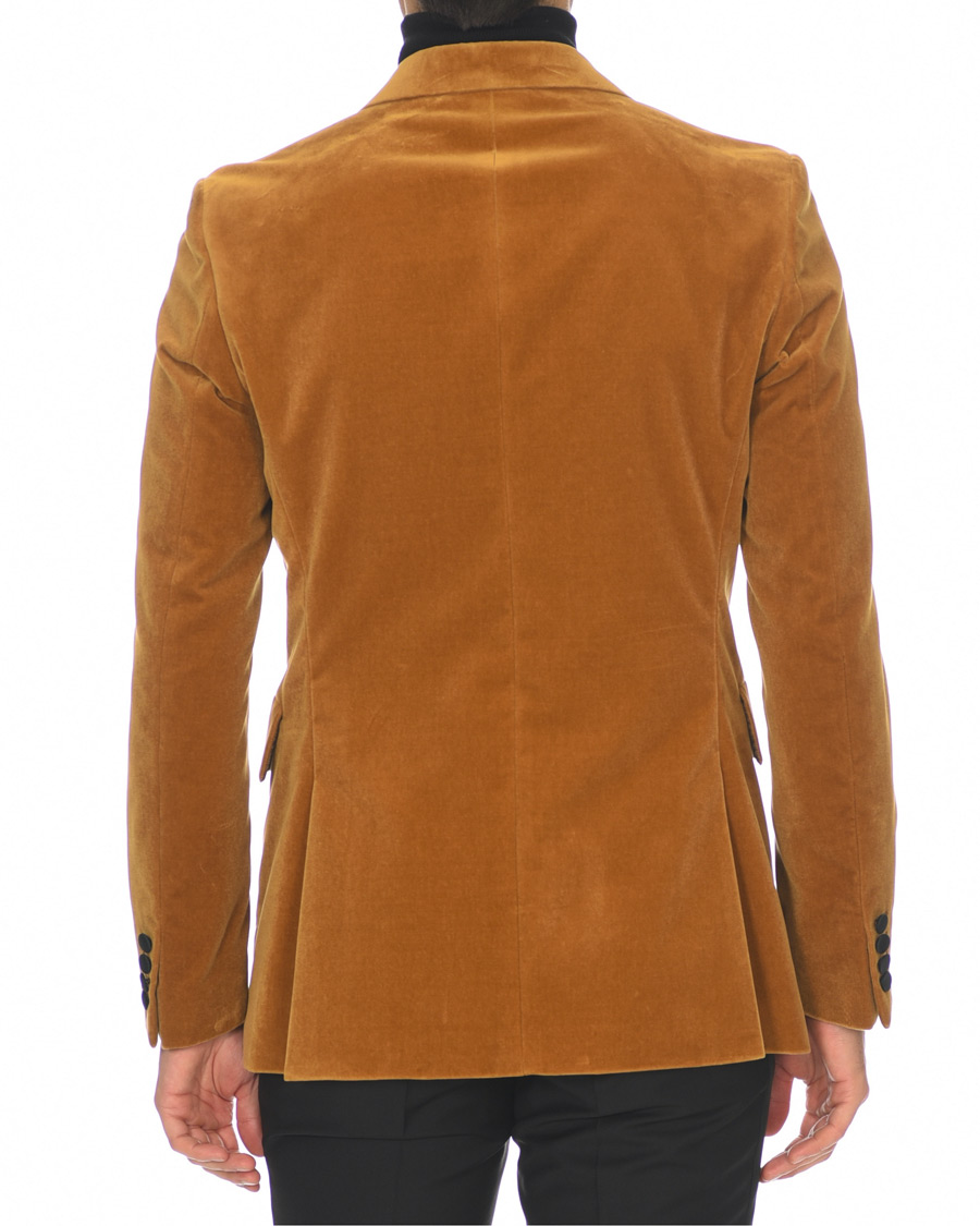 Mies | Pikkutakit | Tiger of Sweden | 1903 Velvet Tuxedo Blazer Mustard