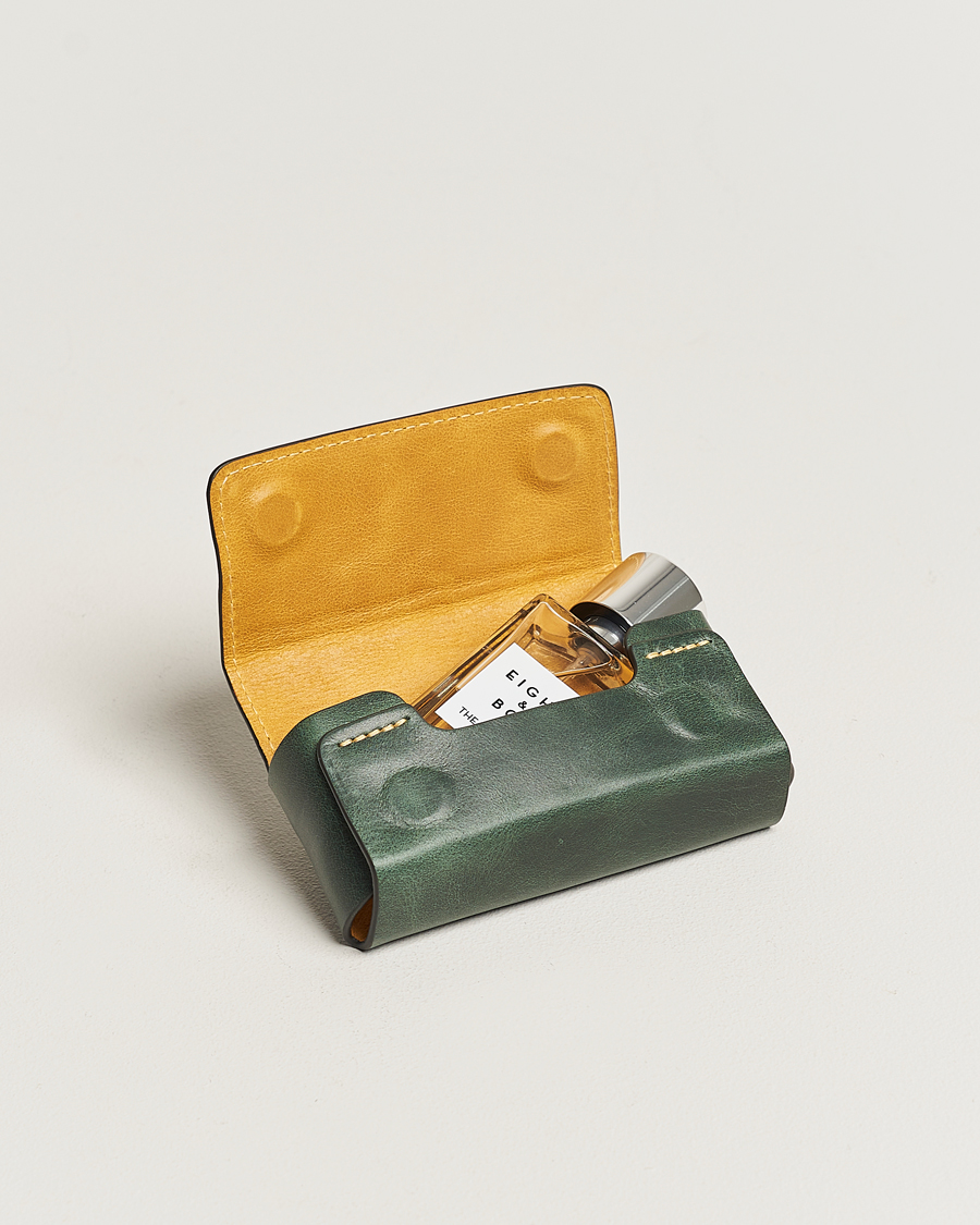 Mies | Eight & Bob Perfume Leather Case Forest Green | Eight & Bob | Perfume Leather Case Forest Green