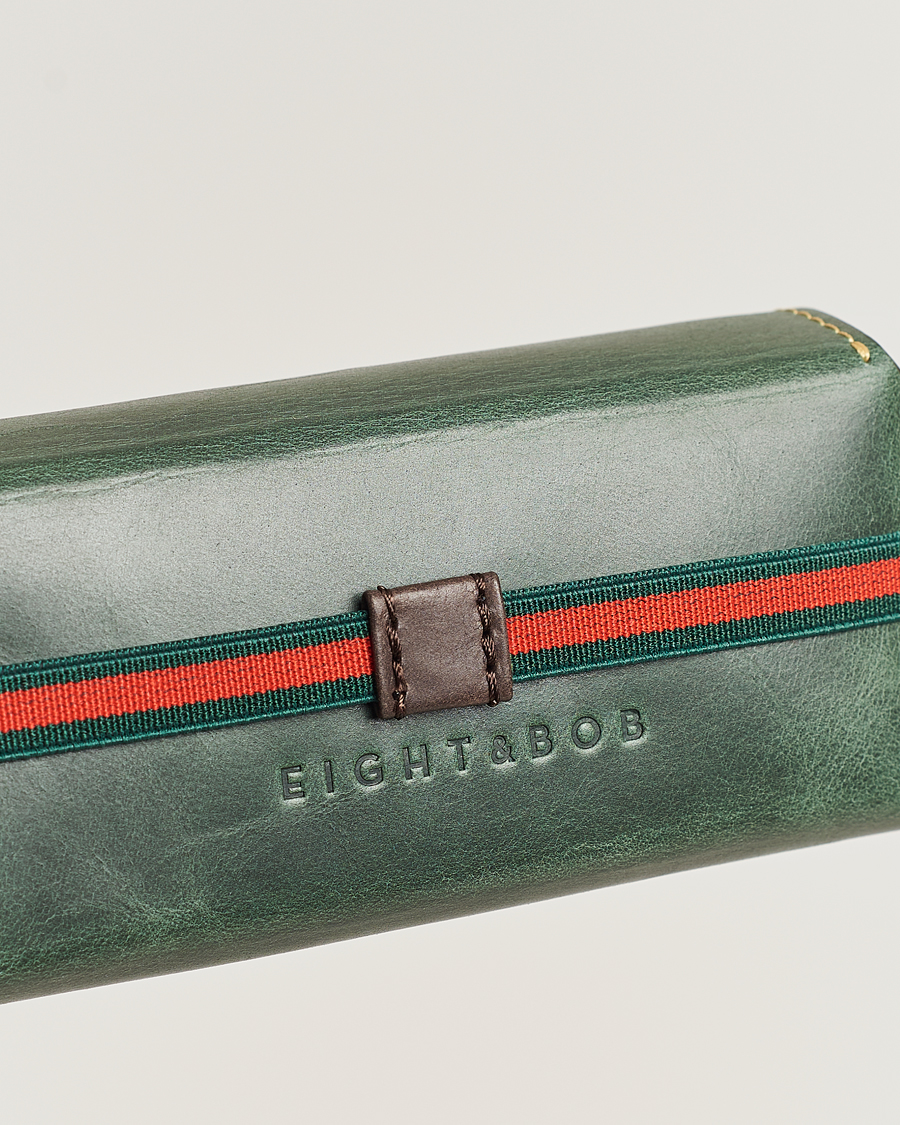 Mies | Eight & Bob Perfume Leather Case Forest Green | Eight & Bob | Perfume Leather Case Forest Green
