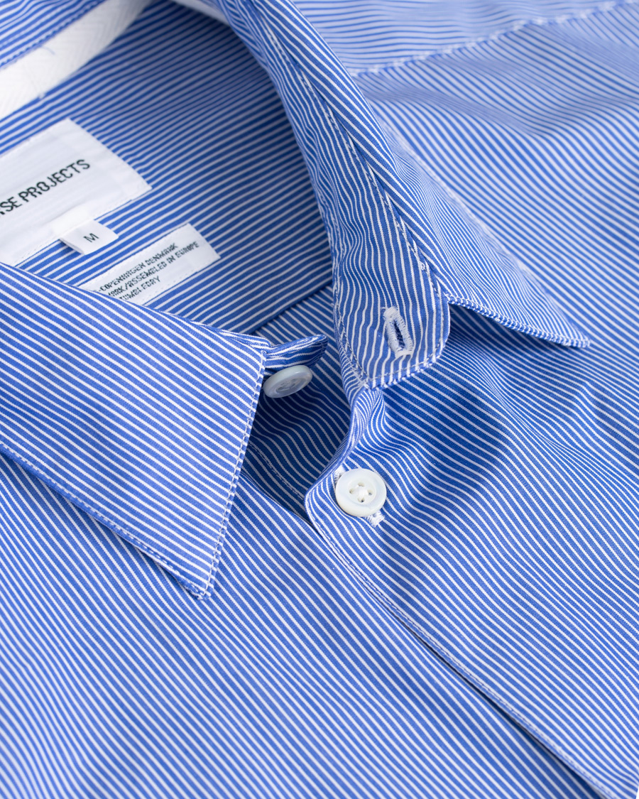 Mies | Kauluspaidat | Norse Projects | Hans Classic Striped Shirt Navy
