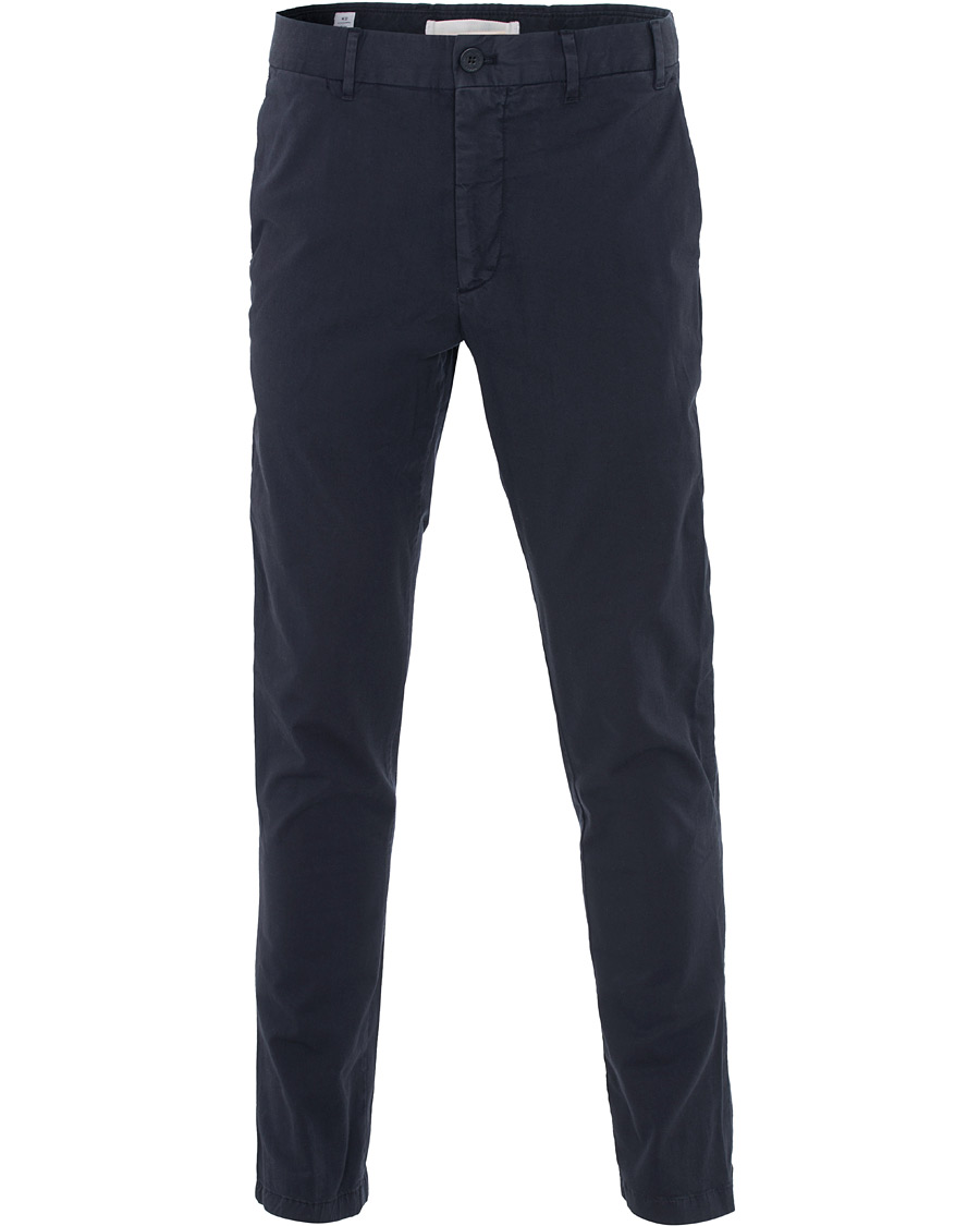 Mies | Housut | Norse Projects | Aros Slim Light Stretch Chinos Dark Navy