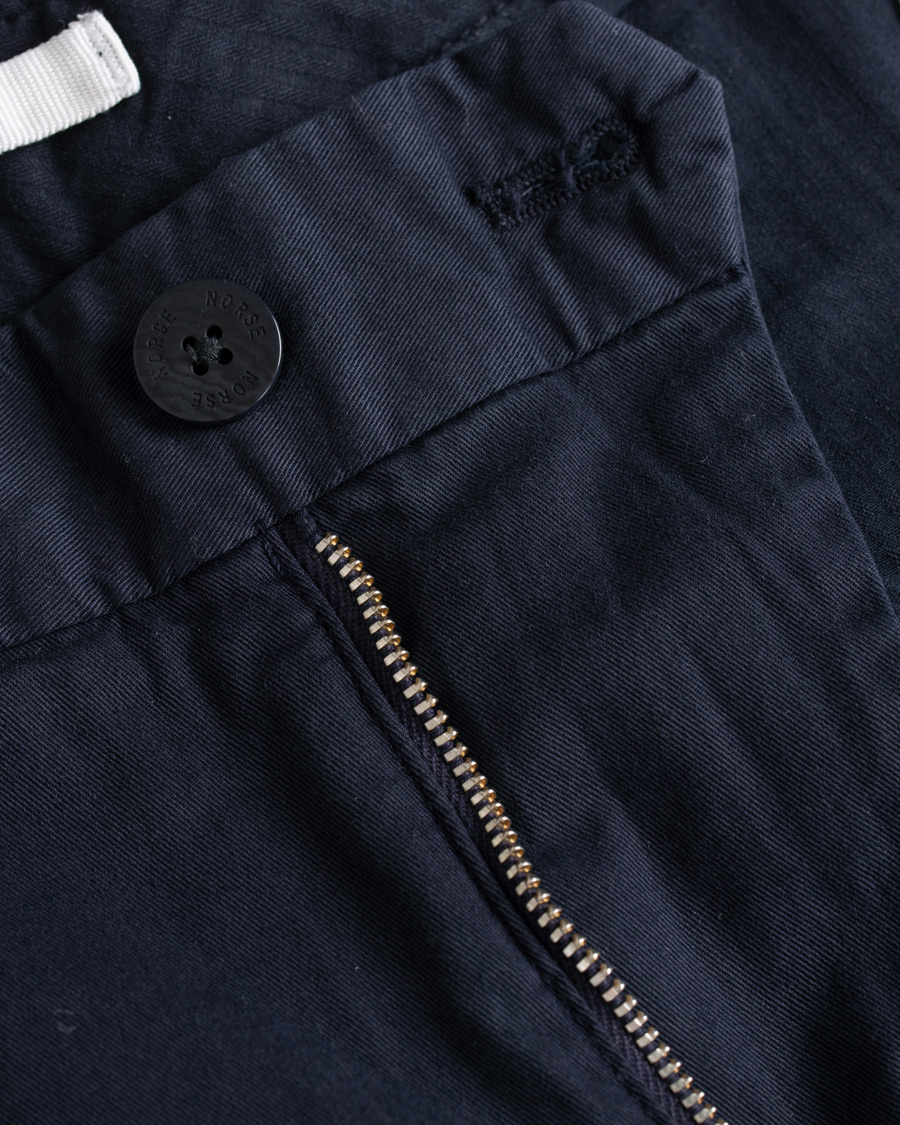 Mies | Housut | Norse Projects | Aros Slim Light Stretch Chinos Dark Navy