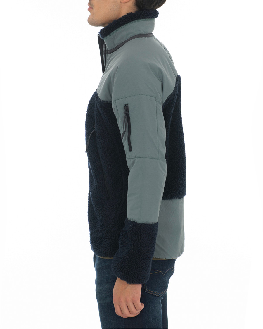 Mies | Takit | J.Crew | 8mm Pile Sherpa Full Zip Jacket Darkest Indigo