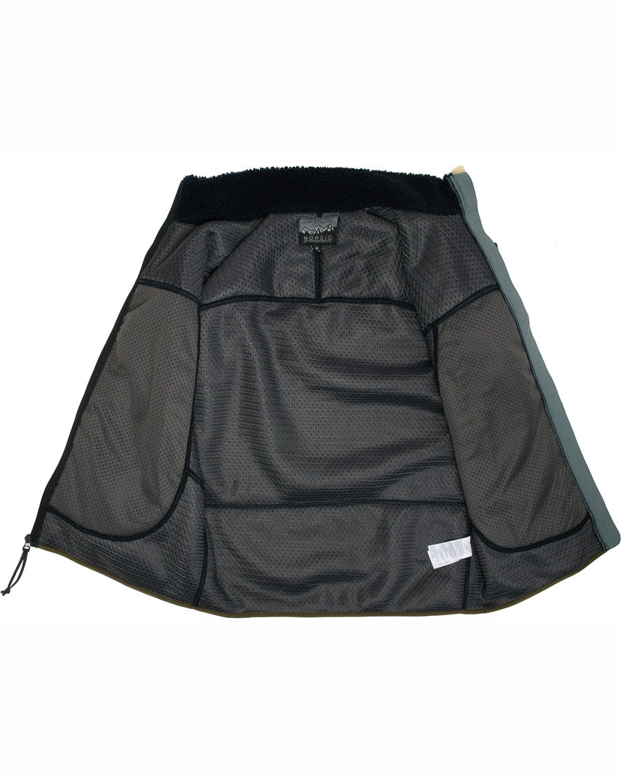 Mies | Takit | J.Crew | 8mm Pile Sherpa Full Zip Jacket Darkest Indigo