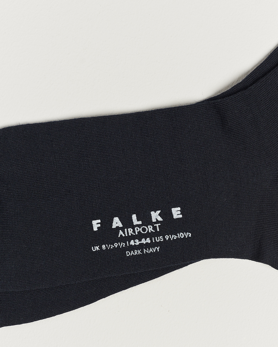 Mies |  | Falke | Airport Knee Socks Dark Navy