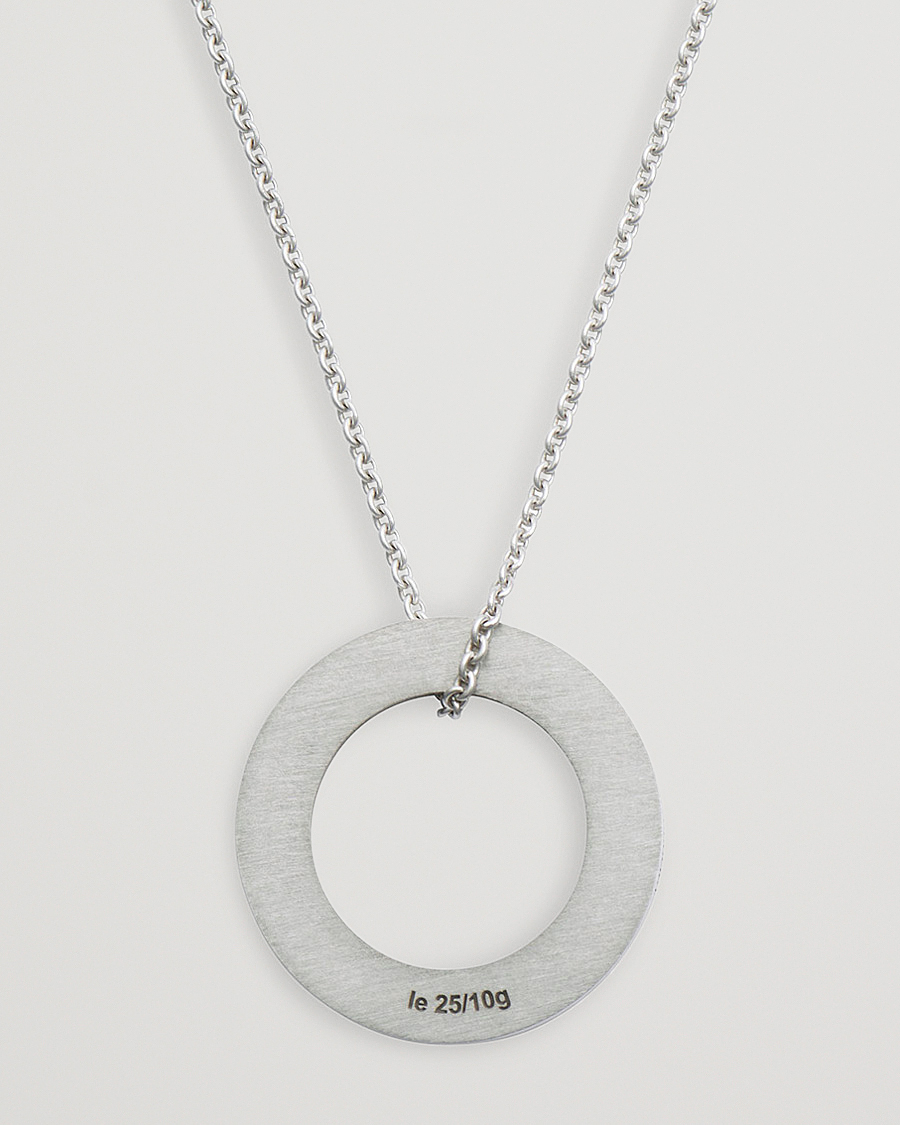 Mies | Korut | LE GRAMME | Circle Necklace Le 2.5  Sterling Silver