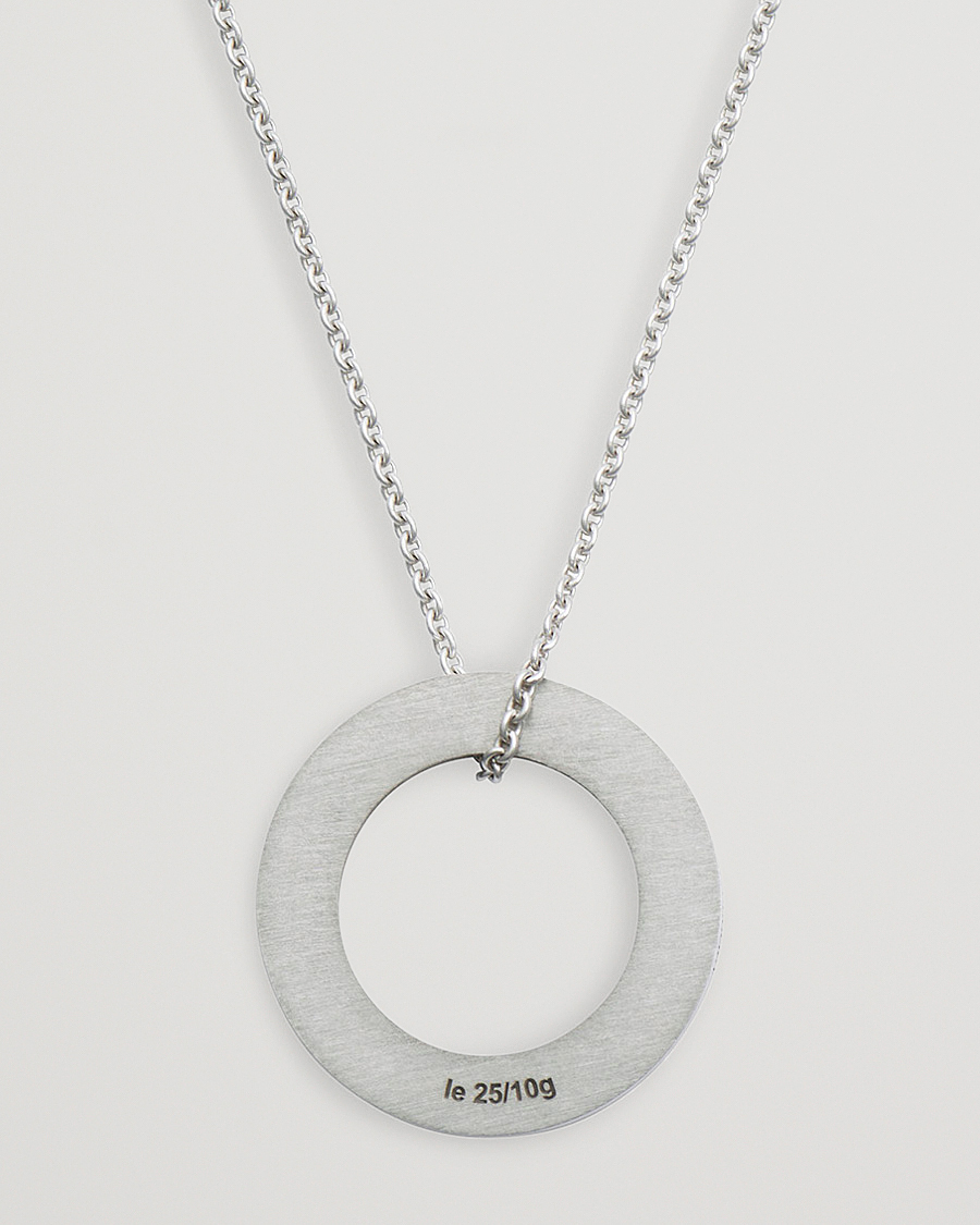 Mies | LE GRAMME Circle Necklace Le 2.5 Sterling Silver | LE GRAMME | Circle Necklace Le 2.5 Sterling Silver
