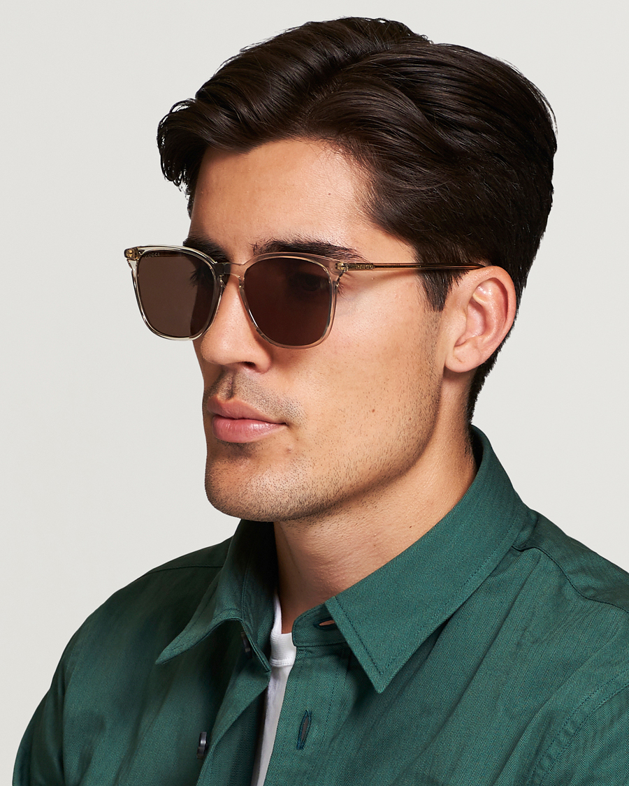Mies | D-malliset aurinkolasit | Gucci | GG0547SK Sunglasses Brown/Brown