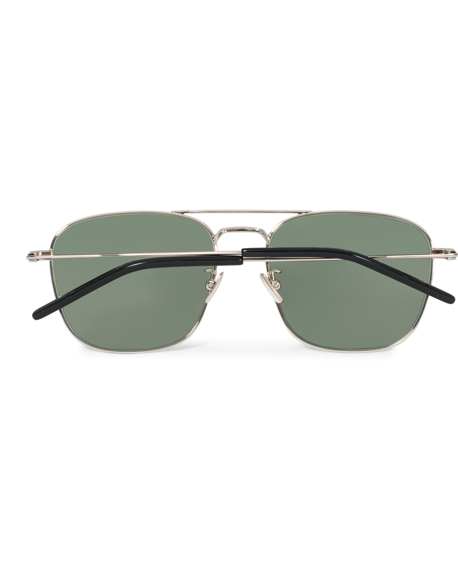 Mies | Saint Laurent SL 309 Sunglasses Silver/Green | Saint Laurent | SL 309 Sunglasses Silver/Green