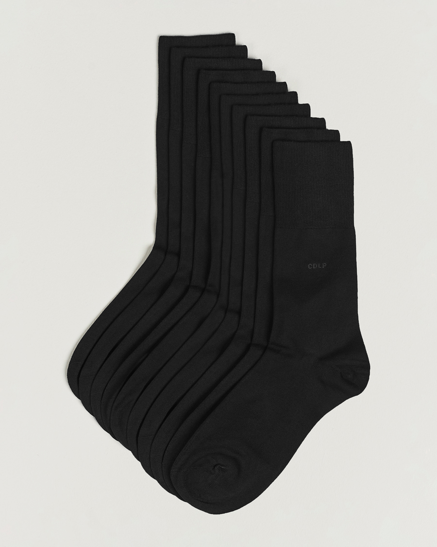 Mies | New Nordics | CDLP | 10-Pack Bamboo Socks Black
