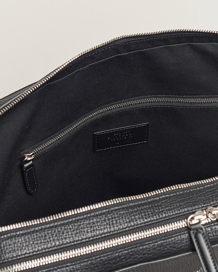 Mies | Laukut | Smythson | SmythsonLudlow Large Briefcase With Zip FrontBlack