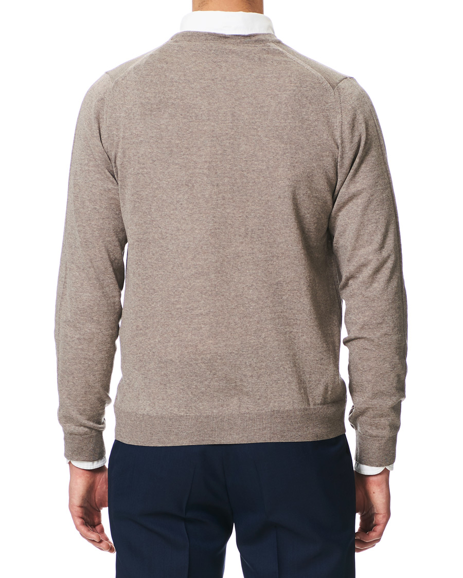 Mies | Puserot | Stenströms | Merino Zegna Knitted Cardigan Beige