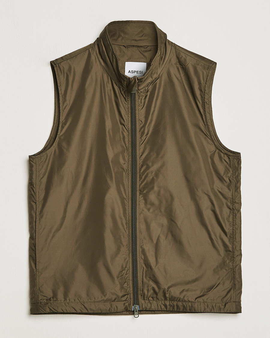 Mies | Ulkoliivit | Aspesi | Vernes Nylon Gilet Dark Military