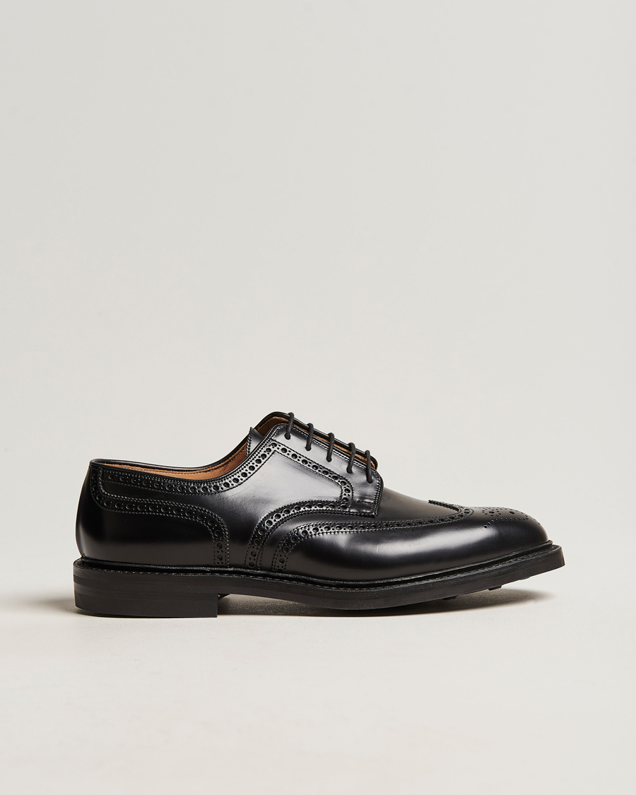 Mies | Brogue-kengät | Crockett & Jones | Pembroke Derbys Black Calf