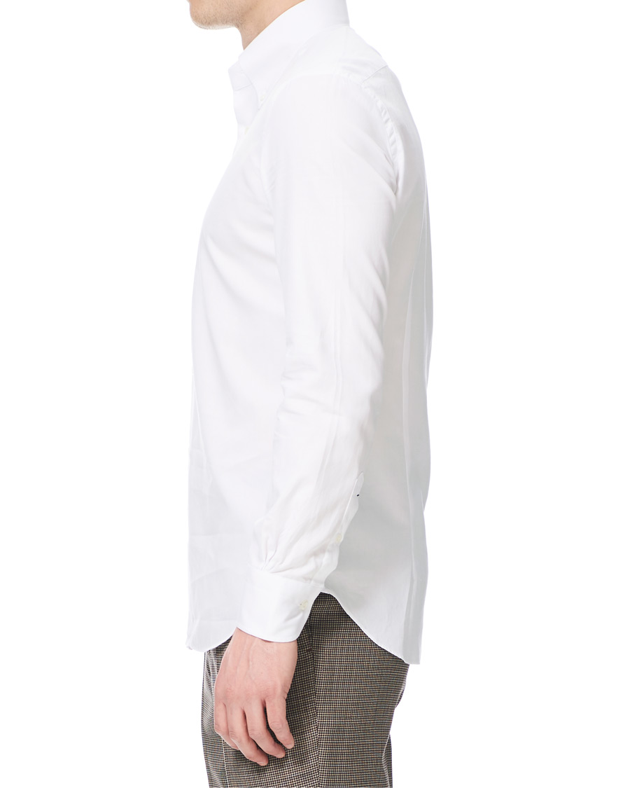 Mies | Kauluspaidat | Mazzarelli | Soft Oxford Button Down Shirt White
