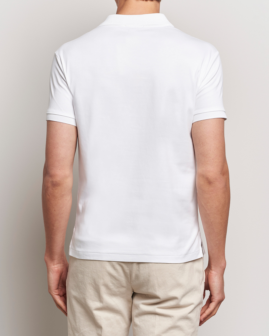 Mies | Pikeet | Polo Ralph Lauren | Slim Fit Pima Cotton Polo White