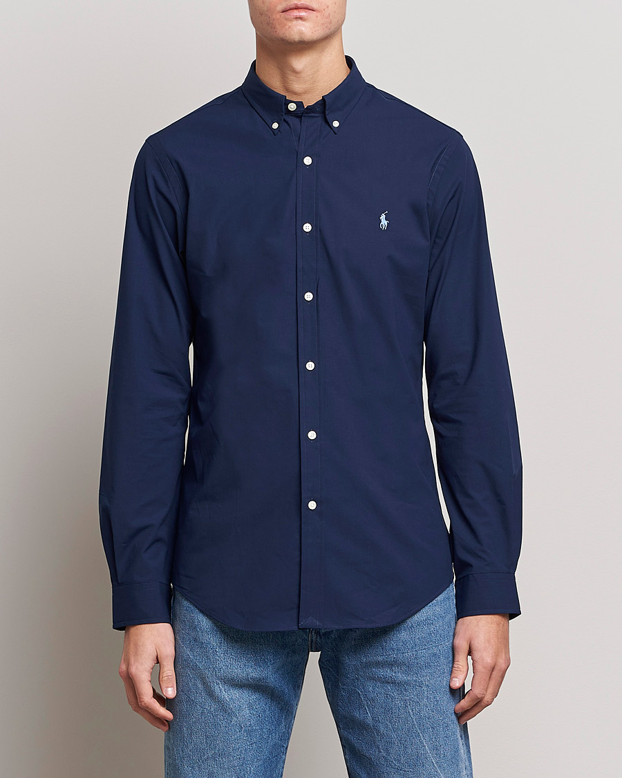 Mies |  | Polo Ralph Lauren | Slim Fit Shirt Poplin Newport Navy